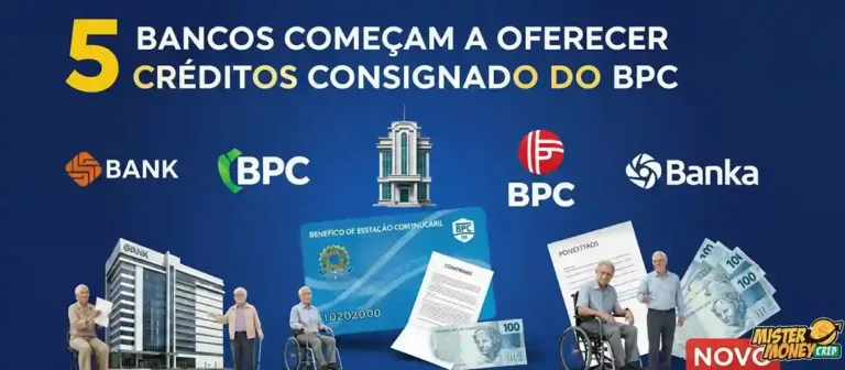 5 bancos começam a oferecer crédito consignado do BPC