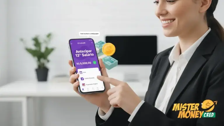 como antecipar o 13 salário nubank