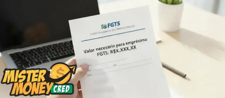 Qual valor preciso ter no FGTS para fazer empréstimo