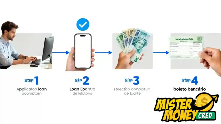 como funciona o empréstimo no boleto